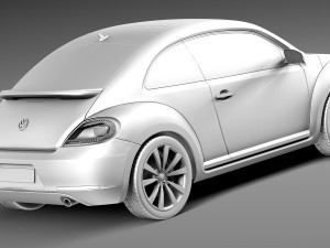 Volkswagen Beetle 2012 3D Model