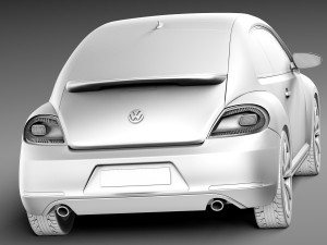 Volkswagen Beetle 2012 3D Model
