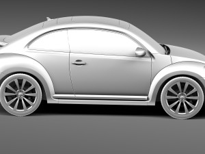 Volkswagen Beetle 2012 3D Model