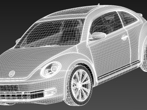 Volkswagen Beetle 2012 3D Model