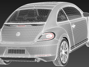 Volkswagen Beetle 2012 3D Model