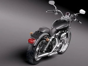 Harley Davidson Sportster 1200 2010 3D Model