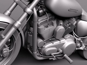 Harley Davidson Sportster 1200 2010 3D Model