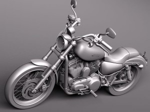 Harley Davidson Sportster 1200 2010 3D Model