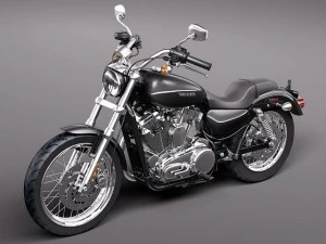 Harley Davidson Sportster 1200 2010 3D Model