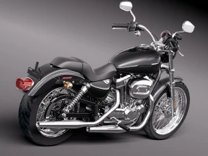 Harley Davidson Sportster 1200 2010 3D Model