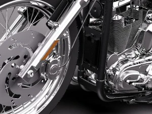 Harley Davidson Sportster 1200 2010 3D Model