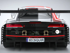 Audi R8 LMS GT3 2020 Lowpoly 3D Model
