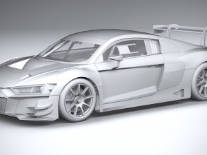 Audi R8 LMS GT3 2020 Lowpoly 3D 模型