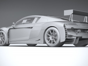 Audi R8 LMS GT3 2020 Lowpoly 3D 模型
