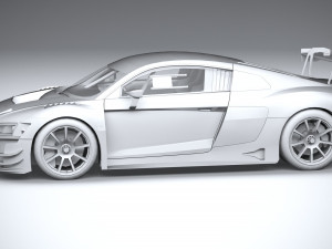 Audi R8 LMS GT3 2020 Lowpoly 3D 模型