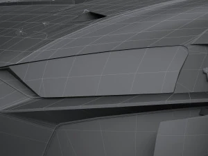 Audi R8 LMS GT3 2020 Lowpoly 3D Model