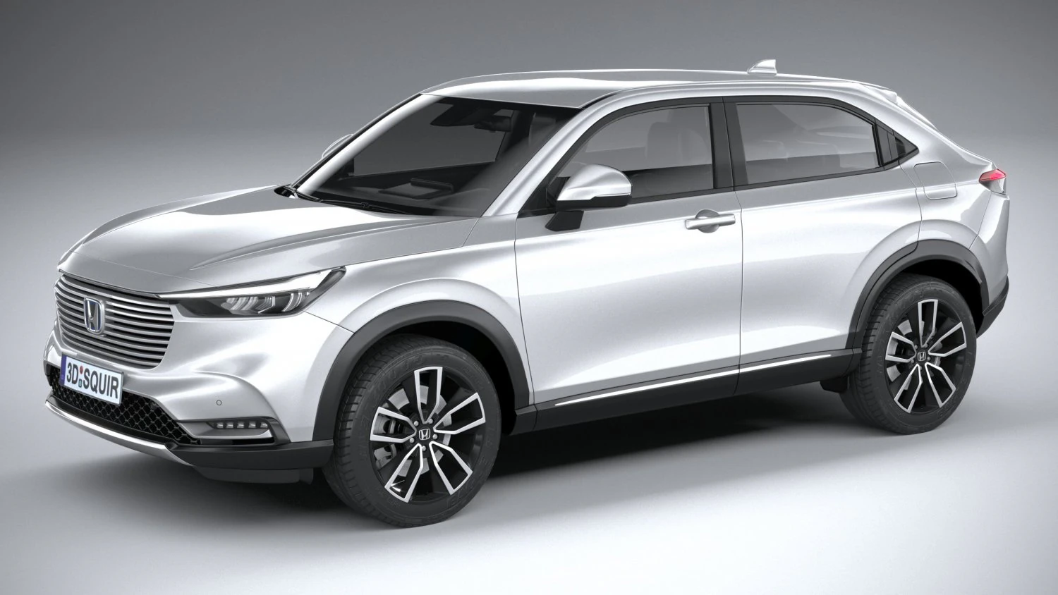 Honda HR-V 2022 3D Model .c4d .max .obj .3ds .fbx .stl .blend