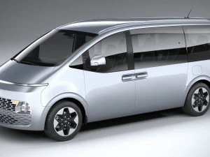 Hyundai Staria 2022 3D Model