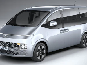 Hyundai Staria 2022 3D Model