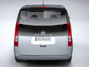 Hyundai Staria 2022 3D Model