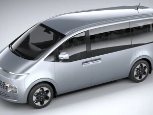 Hyundai Staria 2022 3D Model