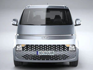 Hyundai Staria 2022 3D Model