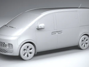 Hyundai Staria 2022 3D Model