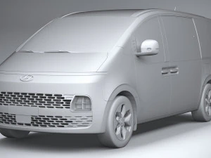 Hyundai Staria 2022 3D Model