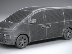 Hyundai Staria 2022 Modèle 3D