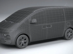Hyundai Staria 2022 3D Model