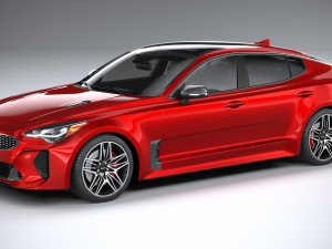 kia stinger gt 2022 3D Model