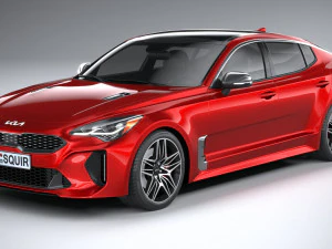 Kia Stinger GT 2022 3D Model
