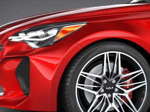 Kia Stinger GT 2022 3D Модель