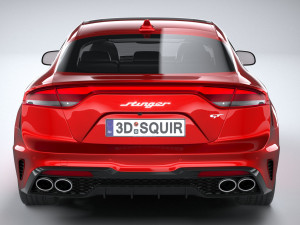 Kia Stinger GT 2022 3D Модель