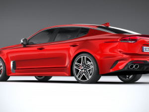 Kia Stinger GT 2022 3D Модель