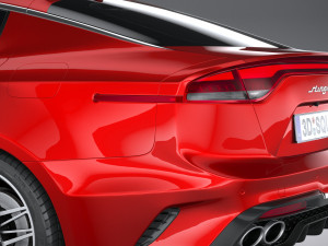 Kia Stinger GT 2022 3D Модель