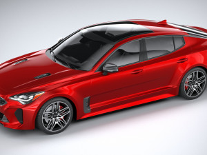Kia Stinger GT 2022 3D Модель