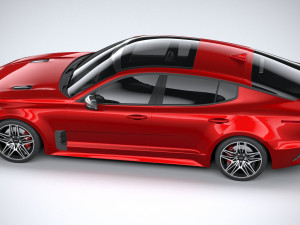 Kia Stinger GT 2022 3D Модель