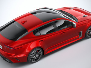Kia Stinger GT 2022 3D Модель