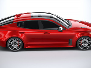 Kia Stinger GT 2022 3D Модель