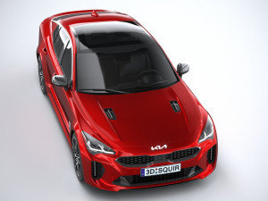 Kia Stinger GT 2022 3D Модель