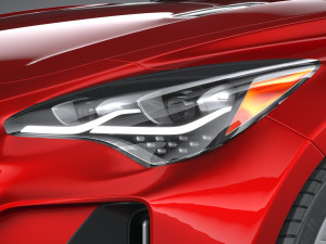 Kia Stinger GT 2022 3D Модель