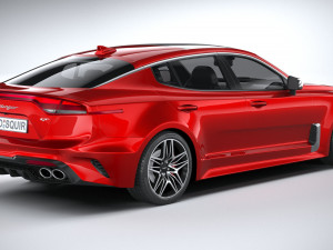 Kia Stinger GT 2022 3D Модель