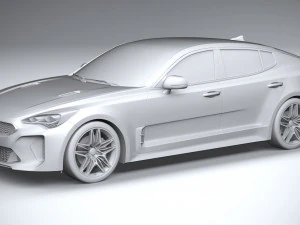 Kia Stinger GT 2022 3D Model