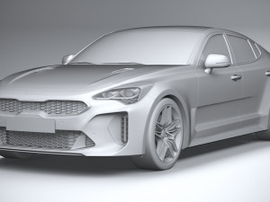 Kia Stinger GT 2022 3D Модель