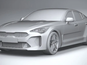 Kia Stinger GT 2022 3D Model