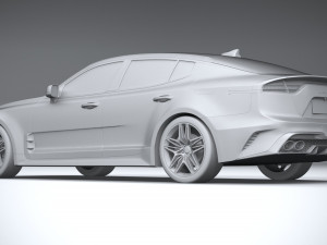 Kia Stinger GT 2022 3D Модель