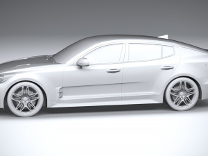 Kia Stinger GT 2022 3D Модель