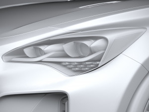 Kia Stinger GT 2022 3D Модель