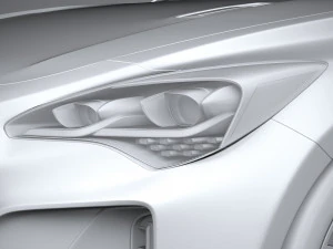 Kia Stinger GT 2022 3D Model