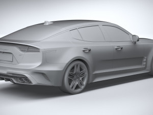 Kia Stinger GT 2022 3D Модель