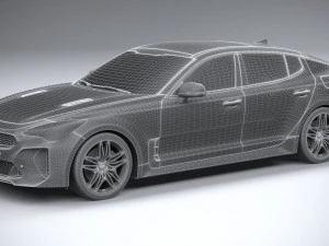 Kia Stinger GT 2022 3D Model