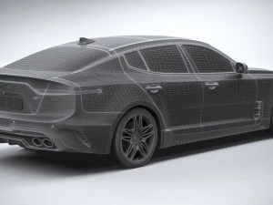 Kia Stinger GT 2022 3D Model
