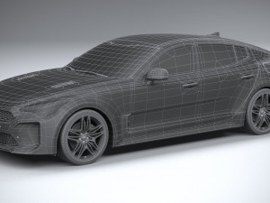 Kia Stinger GT 2022 3D Модель